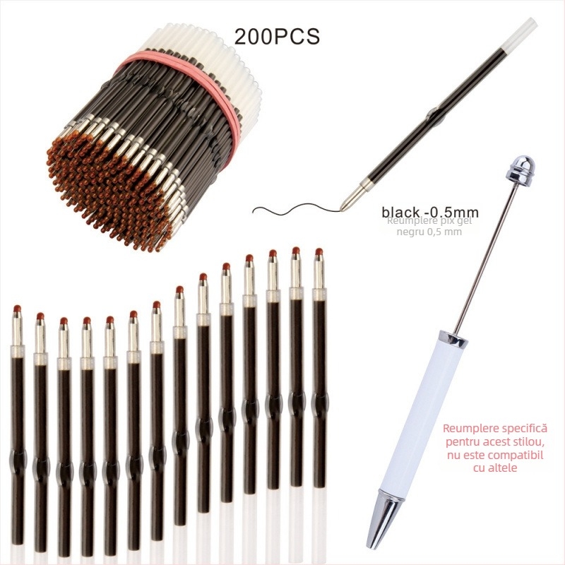 Sursă de înlocuire pentru pix cu mărgele – 1,0 mm refills ballpoint/gel/touchscreen