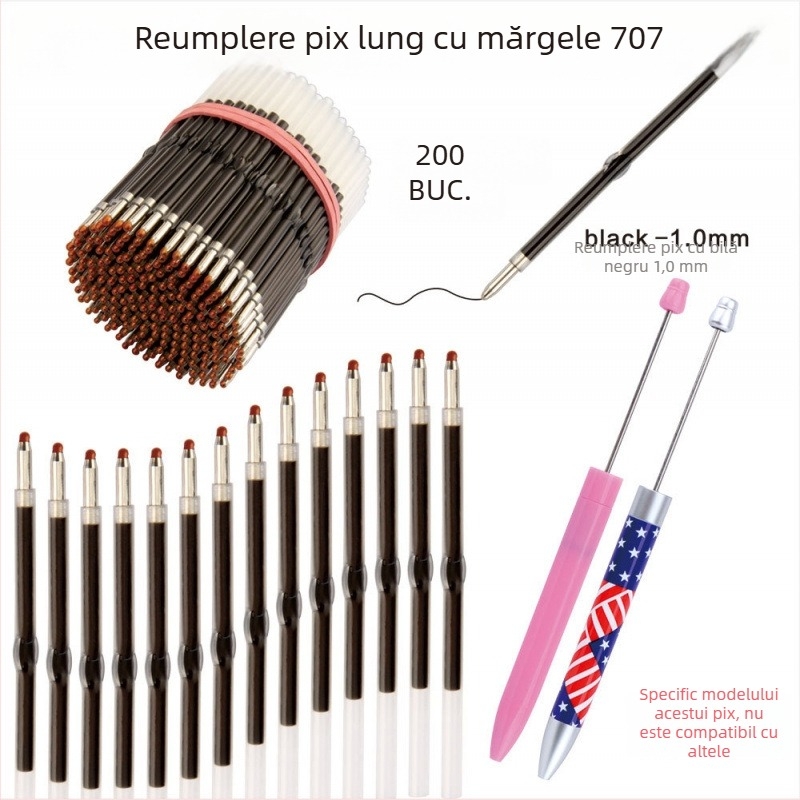 Sursă de înlocuire pentru pix cu mărgele – 1,0 mm refills ballpoint/gel/touchscreen