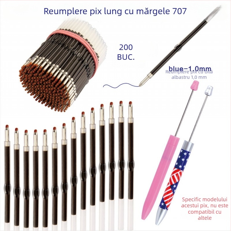 Sursă de înlocuire pentru pix cu mărgele – 1,0 mm refills ballpoint/gel/touchscreen