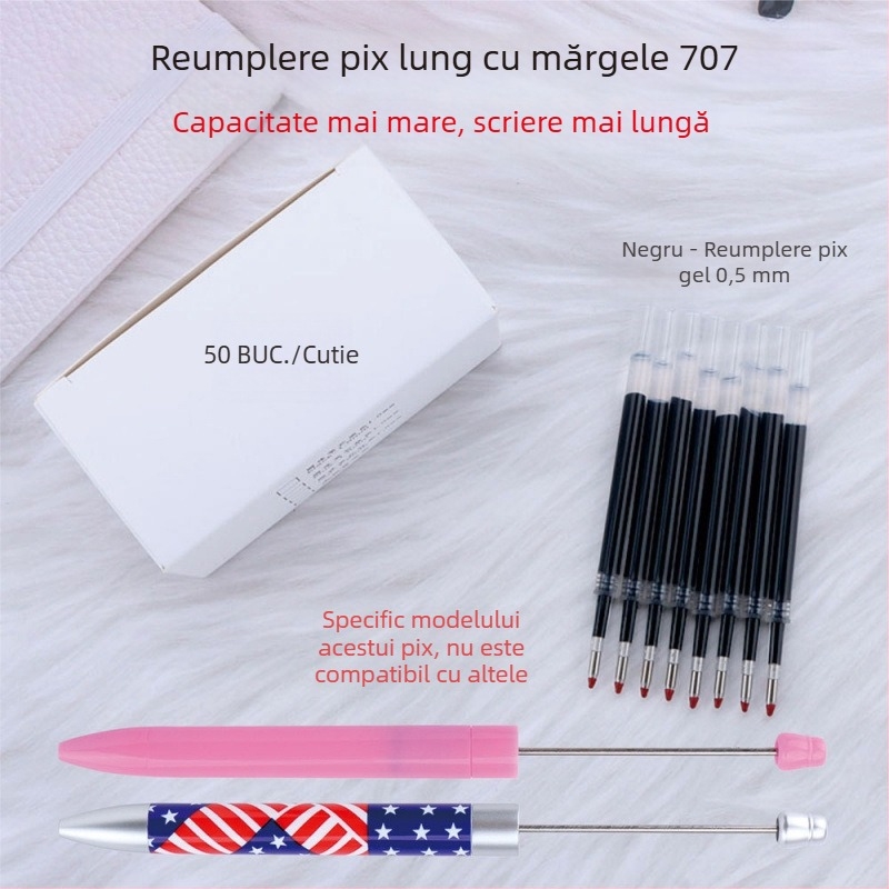 Sursă de înlocuire pentru pix cu mărgele – 1,0 mm refills ballpoint/gel/touchscreen