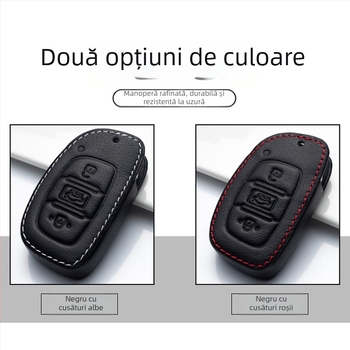 Husă din piele pentru cheile Hyundai ix25, ix35, Elantra și Tucson