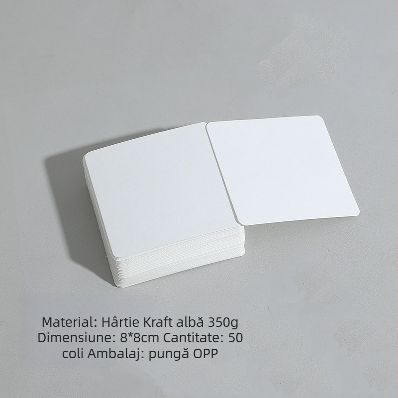 Carte poștală albă, desenată manual, pentru felicitări, mică, din hârtie, carton tare, carton negru, mesaj, semnătură, cuvânt