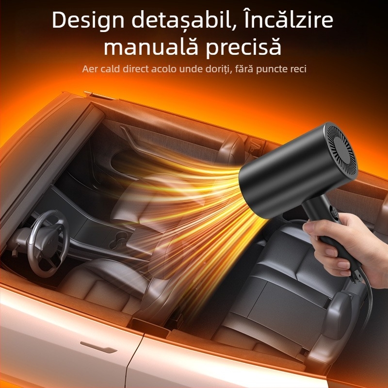 Încălzitor auto compact 12V-24V pentru încălzire, dezghețare și degivrare – încălzire rapidă în timpul iernii