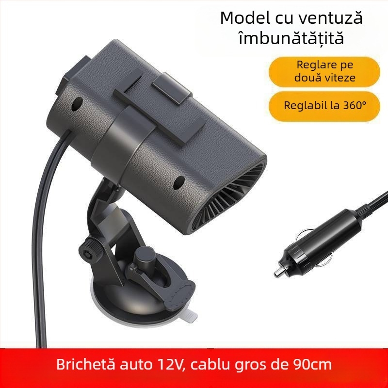 Încălzitor auto compact 12V-24V pentru încălzire, dezghețare și degivrare – încălzire rapidă în timpul iernii