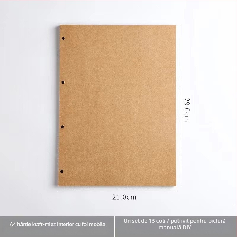 Album foto din hârtie Kraft, lucrat manual, pentru cupluri, 30 de pagini, album de amintiri pentru fotografii, cadou de absolvire și ziua de naștere