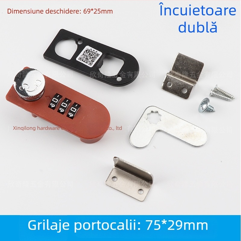 Lacăt cu combinație pentru sertare, disc rotativ — pentru birouri, dulapuri de fișiere și spații de depozitare