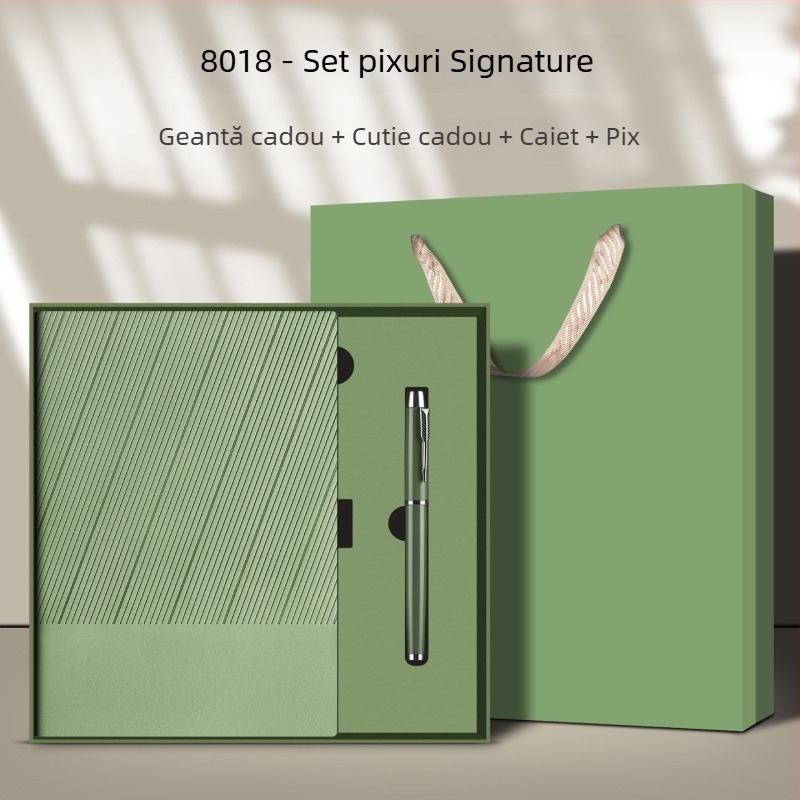 Caiet A5 cu imprimare a logo-ului, set cadou de valoare, bloc de notițe pentru birou și muncă, design simplu