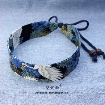 Bandă pentru frunte în stil antic pentru băieți, bandă din bumbac absorbantă, elastic pentru păr, accesoriu pentru cap inspirat de tradiția chineză
