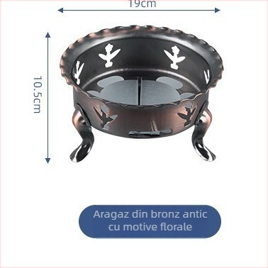Foc de alcool portabil cu oală din oțel inoxidabil, pentru 2-3 persoane