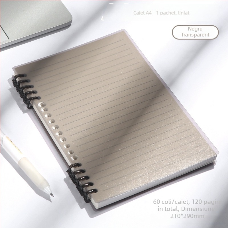 Ling lang X-coil notebook – formatele A4/A5/B5, spirală și foi detașabile, pentru întâlniri de afaceri și notițe de studenți
