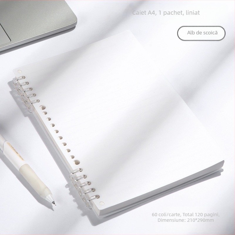 Ling lang X-coil notebook – formatele A4/A5/B5, spirală și foi detașabile, pentru întâlniri de afaceri și notițe de studenți