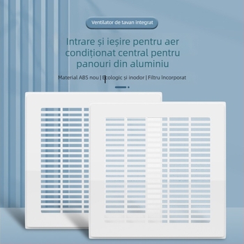 Grilă ABS din plastic pentru ventilația centrală, difuzor de aer, 300x300 mm