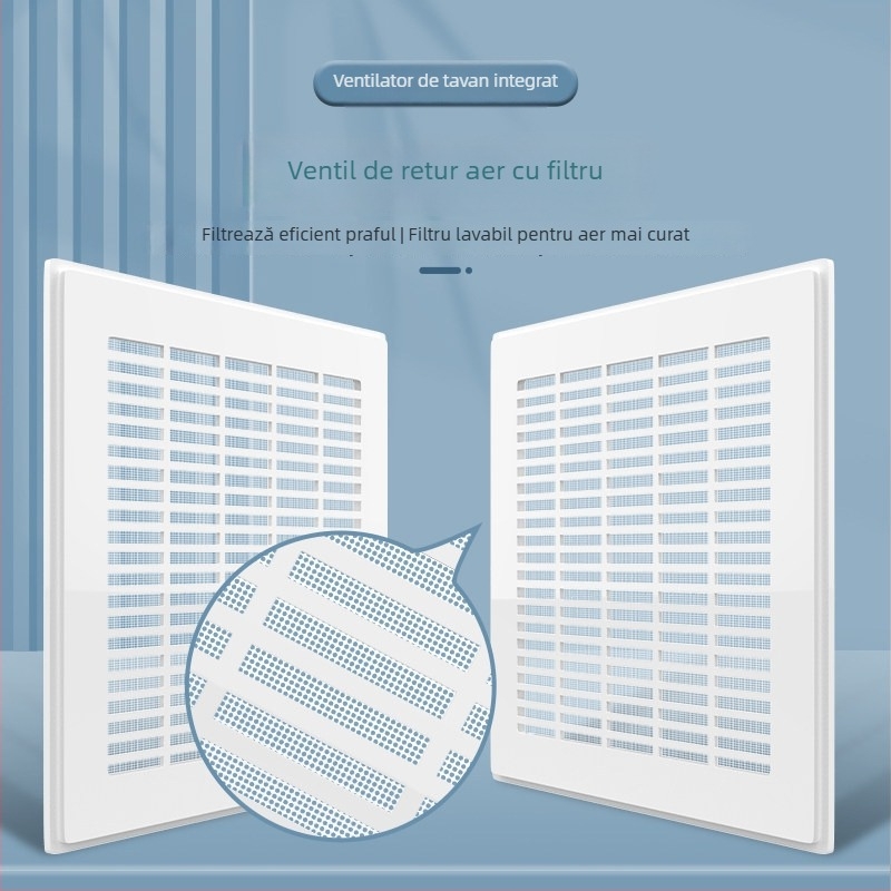 Grilă ABS din plastic pentru ventilația centrală, difuzor de aer, 300x300 mm