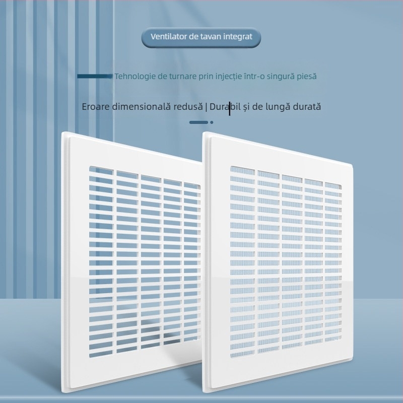 Grilă ABS din plastic pentru ventilația centrală, difuzor de aer, 300x300 mm