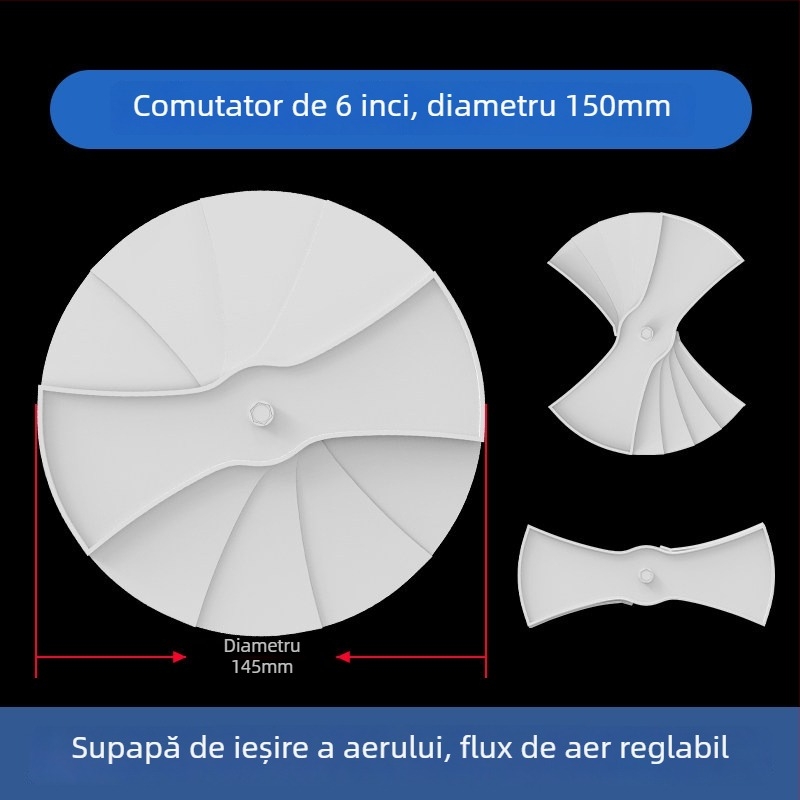 Grilă ABS din plastic pentru ventilația centrală, difuzor de aer, 300x300 mm