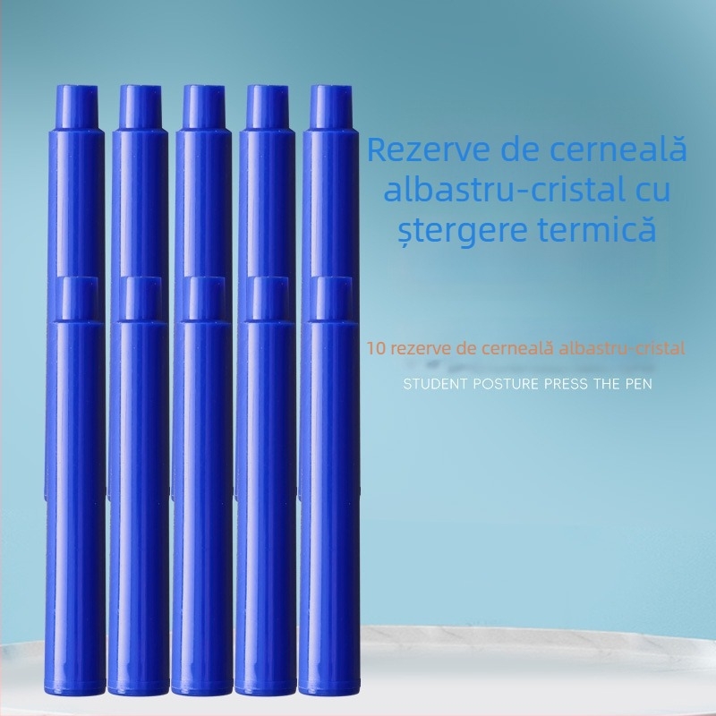 Stilou retractabil, colorat, cu cerneală ștersă termoreactivă, pentru exerciții de scriere, recomandat de profesori