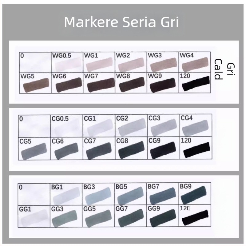 Touch Marker uleios cu capete duble, 12 culori, Markere de acuarelă pe bază de alcool pentru elevi și copii