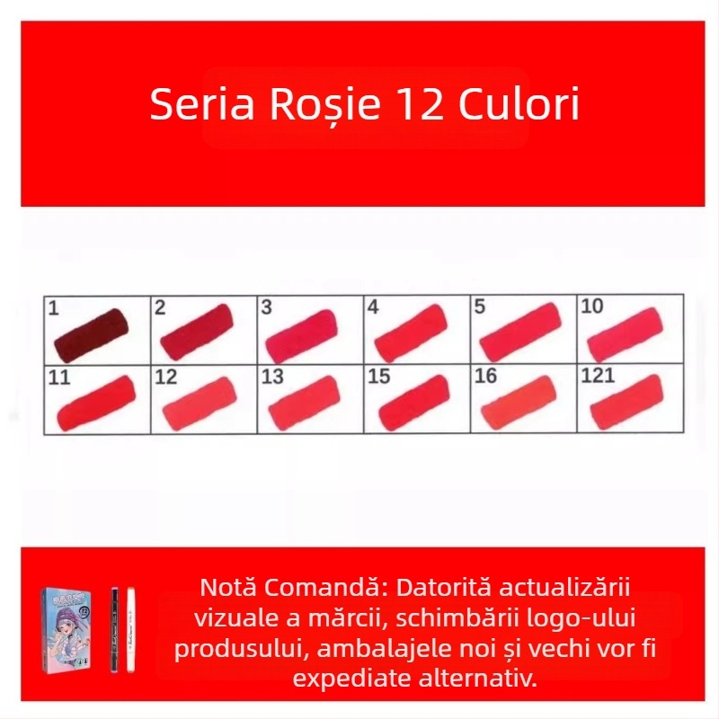 Touch Marker uleios cu capete duble, 12 culori, Markere de acuarelă pe bază de alcool pentru elevi și copii