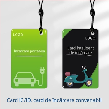 Card IC pentru stația de încărcare a vehiculelor electrice, cu cipuri F08 și M1, card epoxidic, NFC