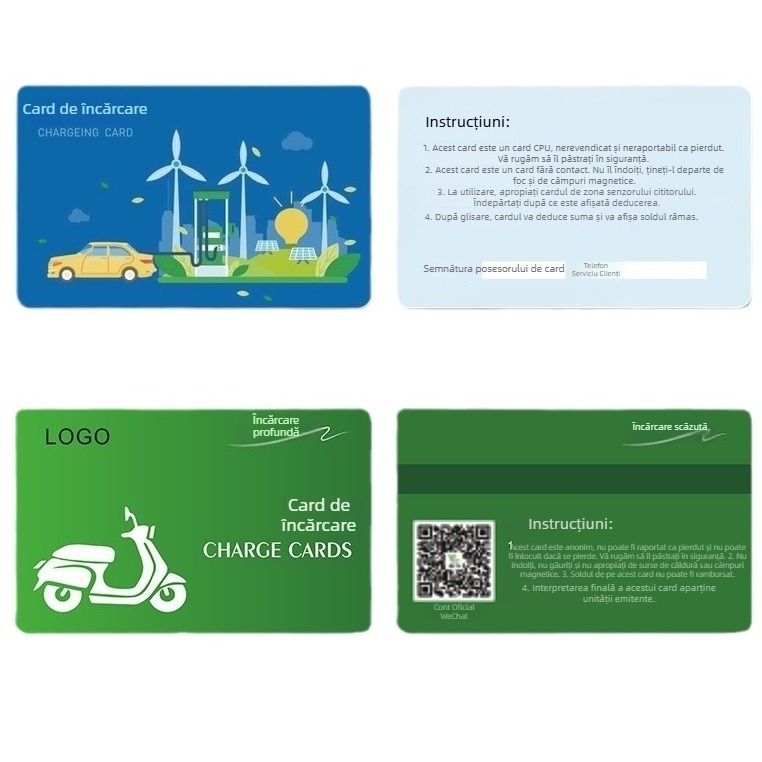 Card IC pentru stația de încărcare a vehiculelor electrice, cu cipuri F08 și M1, card epoxidic, NFC