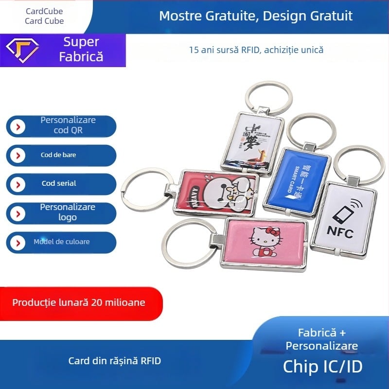Card NFC/RFID personalizabil pentru vehicul electric: încărcare, acces și deblocare