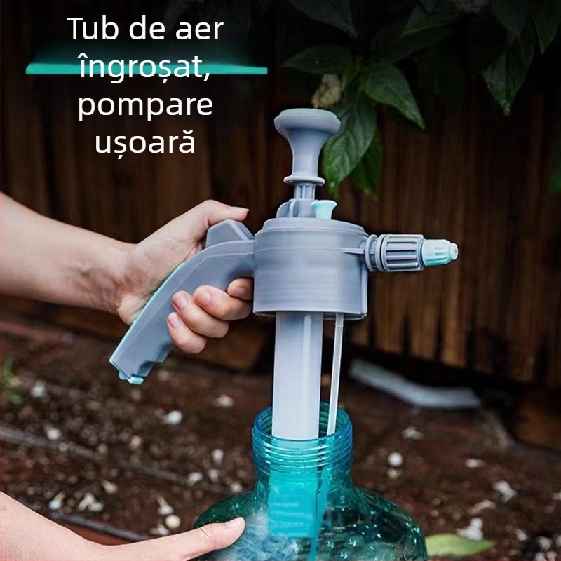 Pulverizator de grădină manual, 3 litri, duză reglabilă pentru udare și dezinfecție