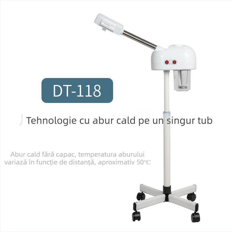 DT-118 Aparat de abur pentru față și hidratare, Mașină verticală de abur pentru față, Pulverizator termic unic, Instrument cosmetic