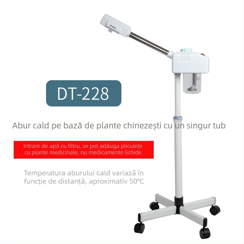 DT-118 Aparat de abur pentru față și hidratare, Mașină verticală de abur pentru față, Pulverizator termic unic, Instrument cosmetic
