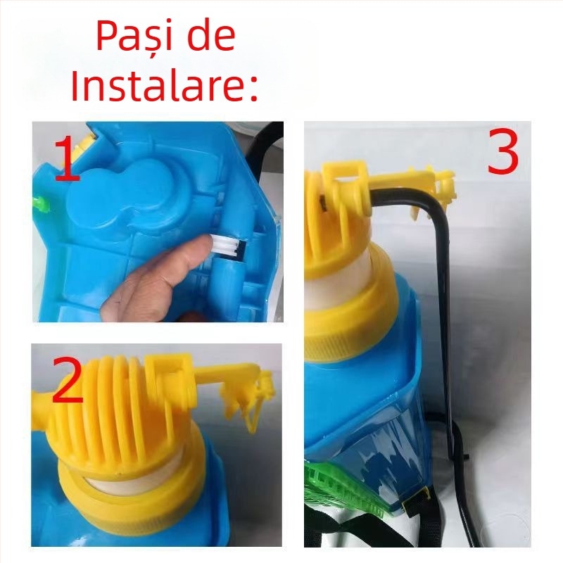 Stropitoare agricolă de tip rucsac, manuală, cu pompă, înaltă presiune, pentru dezinfectare