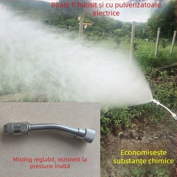 Duza reglabilă din cupru pentru pulverizator electric de grădină, presiune înaltă