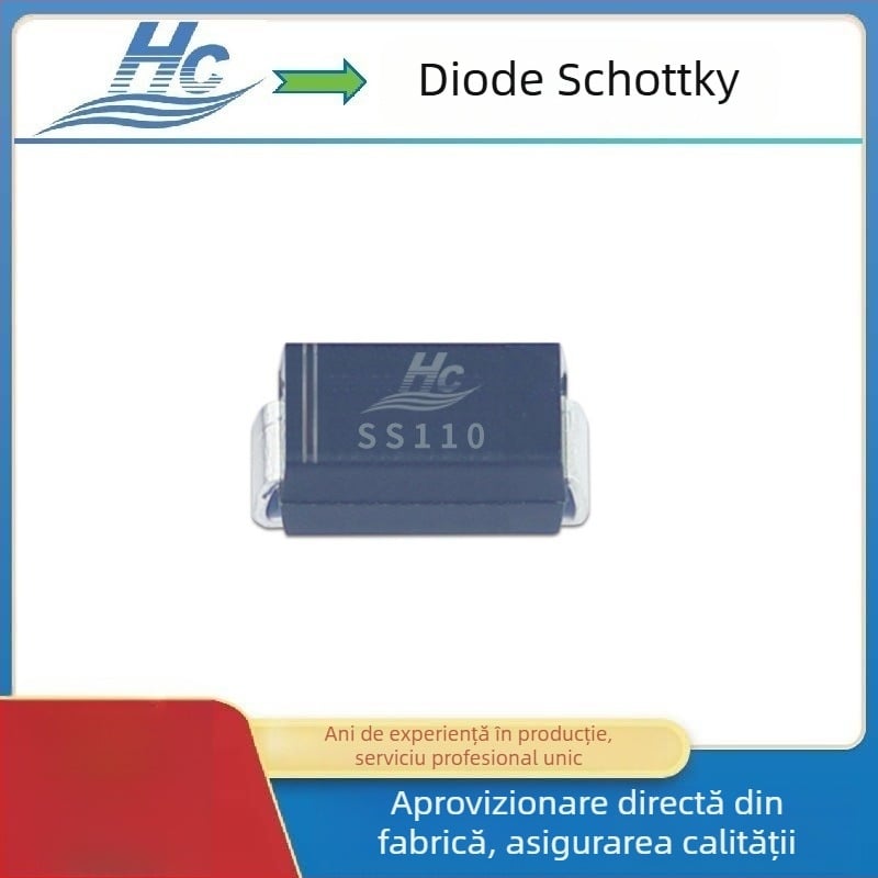 SS110 Diodă Schottky SMD, 1A 100V