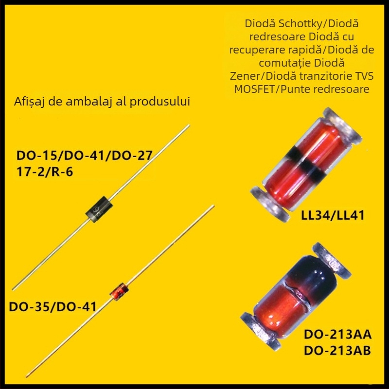 Diodă Schottky SMB, montaj pe suprafață SS510L, VF scăzut, cădere de tensiune redusă, pachet SMB/DO-214AA