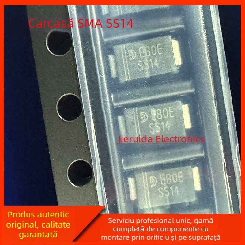 JD Crystal Guide Micro SS14 diodă Schottky SMA/DO-214, 1 A, 40 V