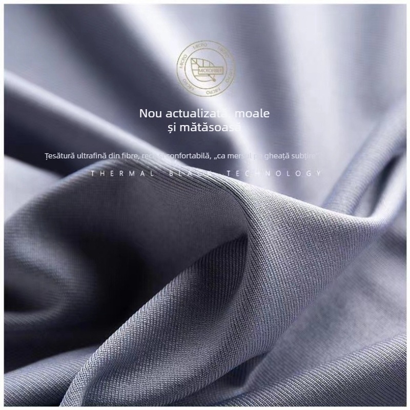 Tricou fără mâneci din Ice Silk, decolteu în V, strat de bază respirabil, lejer pentru vară