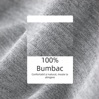 Maiou alb pentru bărbați din bumbac 100%, fără mâneci, umeri largi, croială lejeră, tricou de vară