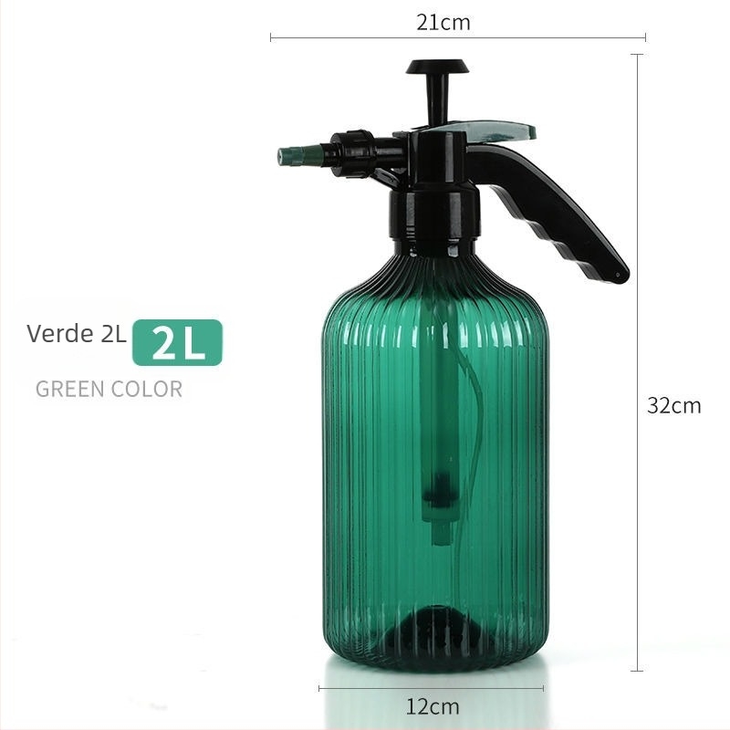 Pulverizator de grădinărit pentru uz casnic, cu aer comprimat, recipient de 2 L pentru udare prin presiune și pulverizare dezinfectantă cu alcool