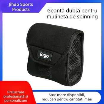 Geantă de depozitare pentru mulinetă de spinning cu husă de protecție, din țesătură de diving