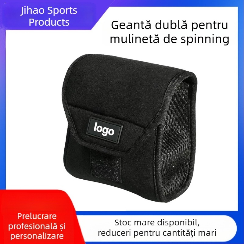 Geantă de depozitare pentru mulinetă de spinning cu husă de protecție, din țesătură de diving