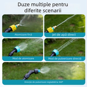 Stropitoare electrică de 5 L, reîncărcabilă, pentru grădină și uz casnic, dezinfectare și curățare