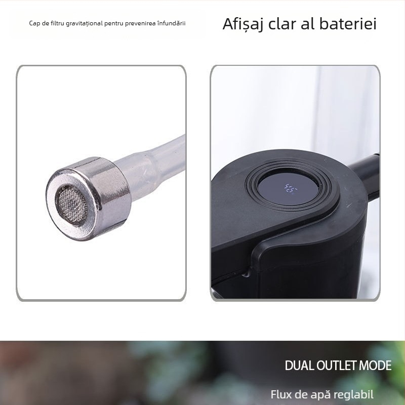 Cană electrică de udare, 3 litri, cu cupă de măsurare, pentru udarea florilor, pulverizare, dezinfectare și curățare