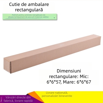 Cutie din carton dreptunghiular pentru ștergătoare auto, echipament de pescuit, plante și flori și umbrele