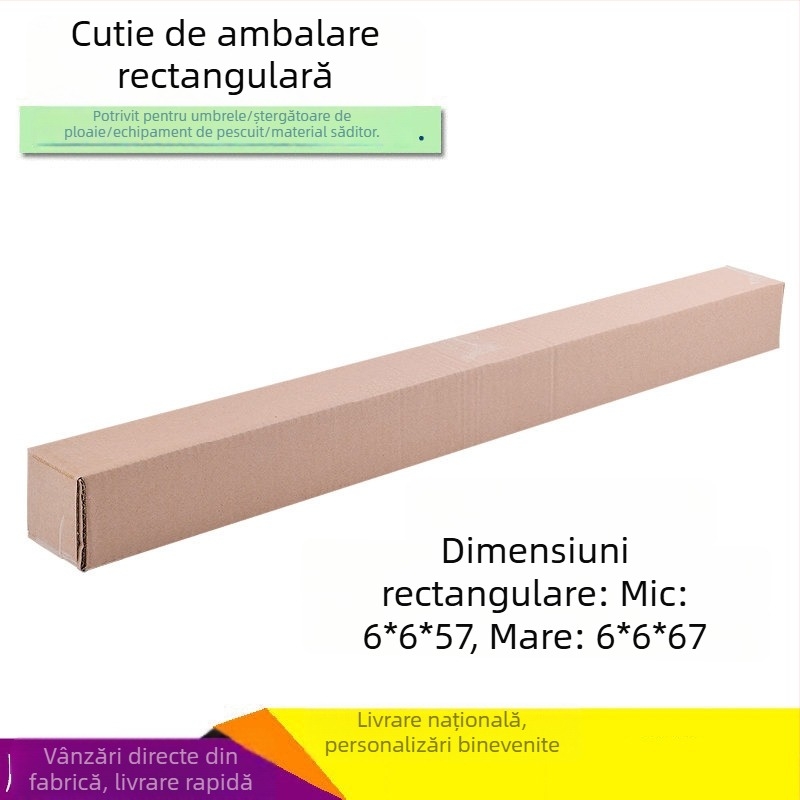 Cutie din carton dreptunghiular pentru ștergătoare auto, echipament de pescuit, plante și flori și umbrele