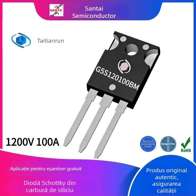 G5S120100BM Diodă Schottky SiC 1200V 100A Curent mare Putere mare