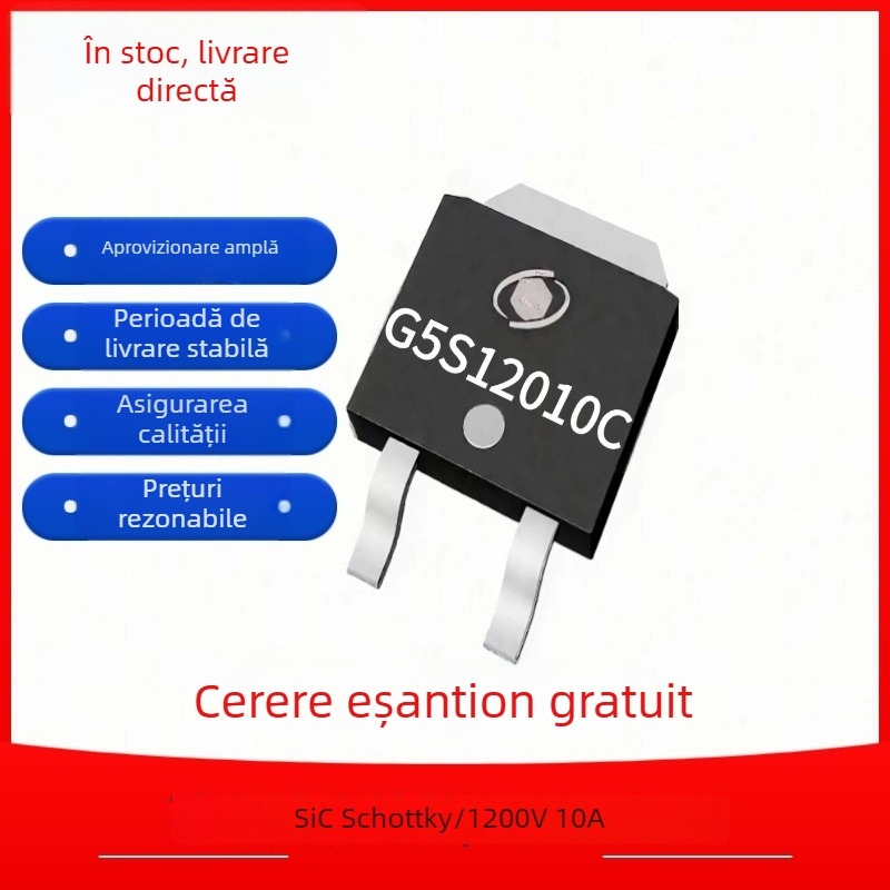 Diodă Schottky din siliciu-carbură (SiC) G5S120010C, diodă de înaltă putere