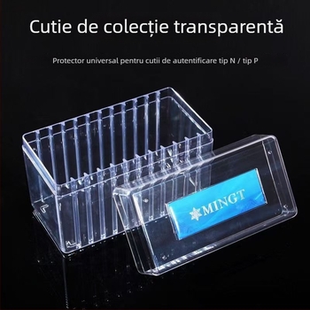 Cutie PCCB pentru monede cu gradare, protecție și depozitare pentru monede de argint