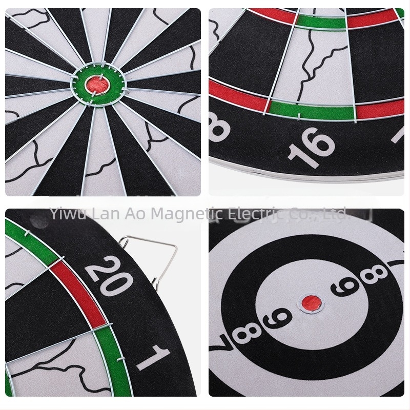 Set de darts de 15 inch, placă de țintă profesională cu două fețe, tip ac, pentru exerciții acasă și jocuri
