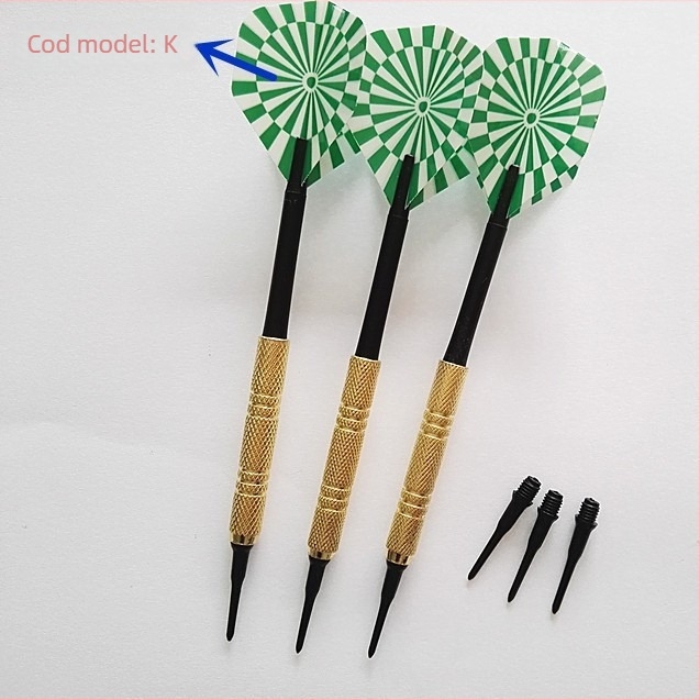 14 g săgeți moi din fier placat cu cupru, sigure, din plastic electronic, set de 15 bucăți cu 15 vârfuri, greutate totală 215 g