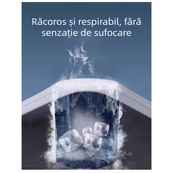 Tricou sport bărbați cu mânecă lungă, uscare rapidlyă, protecție solară, material Ice Silk, pentru vară, ușor, respirabil, croială lejeră