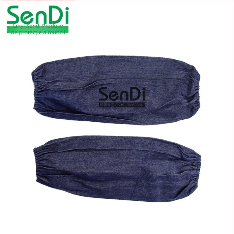 Manșon din denim pentru sudură – protecție împotriva murdăriei și prafului, durabil, potrivit pentru uz în fabrici