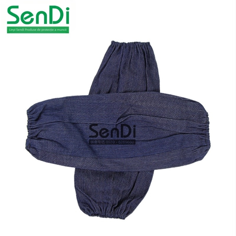 Manșon din denim pentru sudură – protecție împotriva murdăriei și prafului, durabil, potrivit pentru uz în fabrici